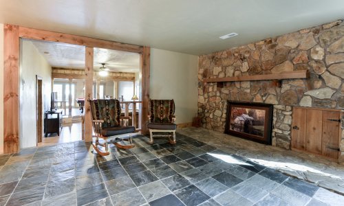 OldMill-dining room fireplace